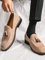 Men's Stitched Tassel Loafers