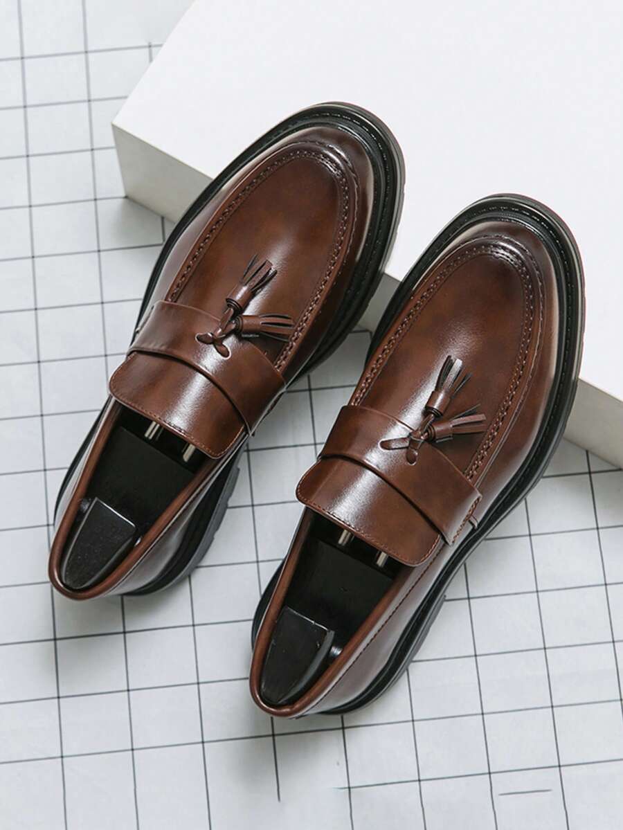 Men's Tassel Penny Loafers
