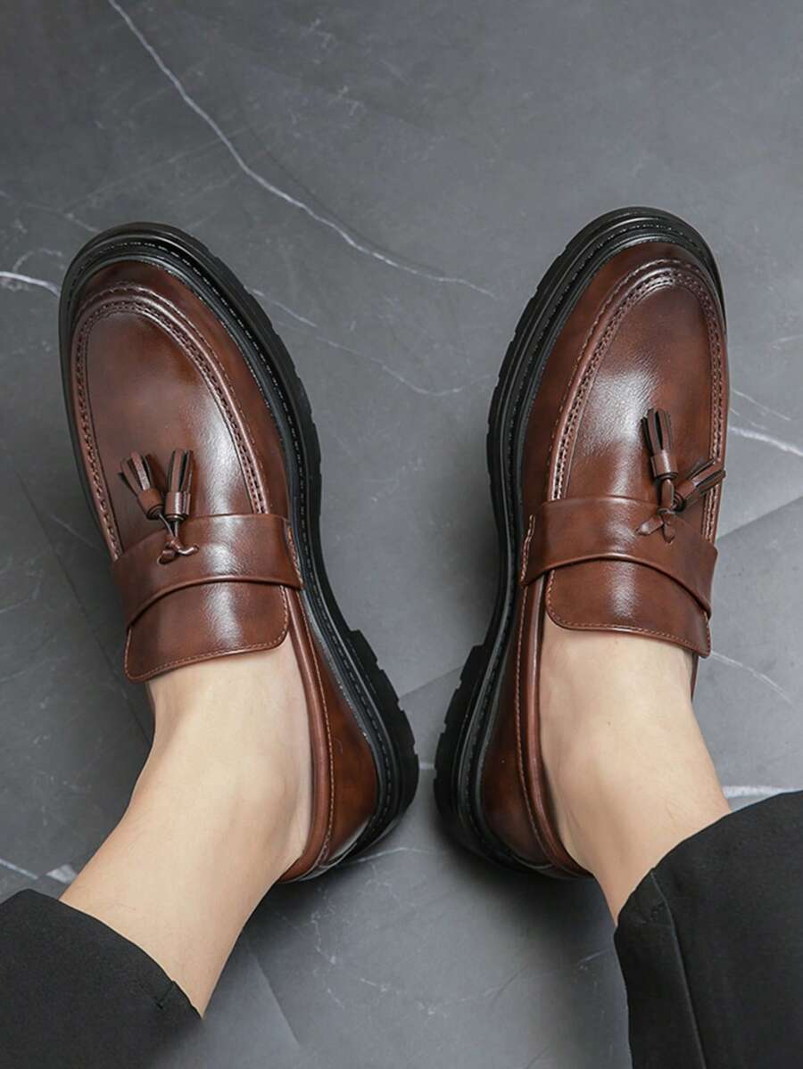 Men's Tassel Penny Loafers