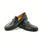 Men's Textured Horsebit Loafers