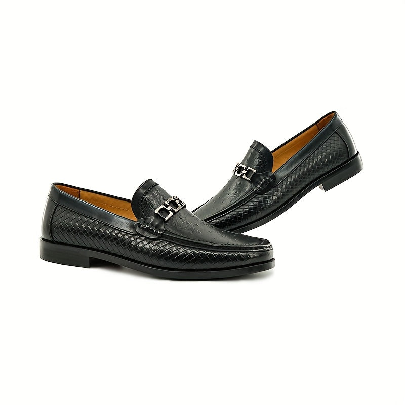 Men's Woven Bar Loafers