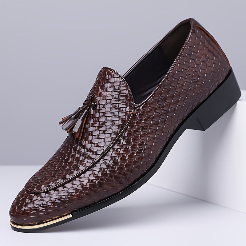 Men's Woven Tassel Loafers