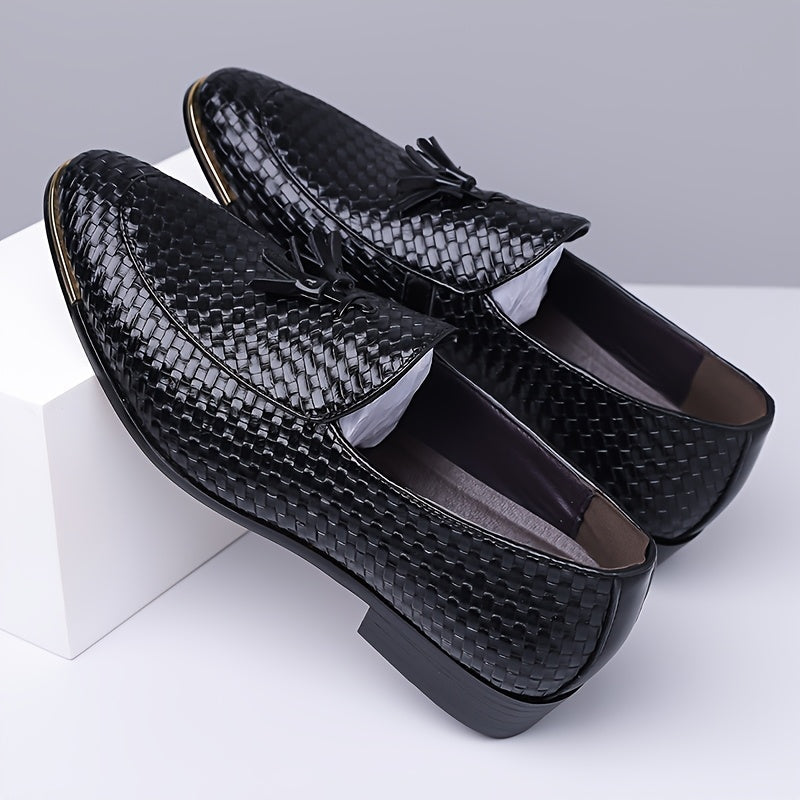 Men's Woven Tassel Loafers