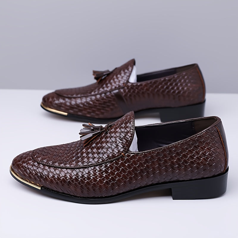 Men's Woven Tassel Loafers